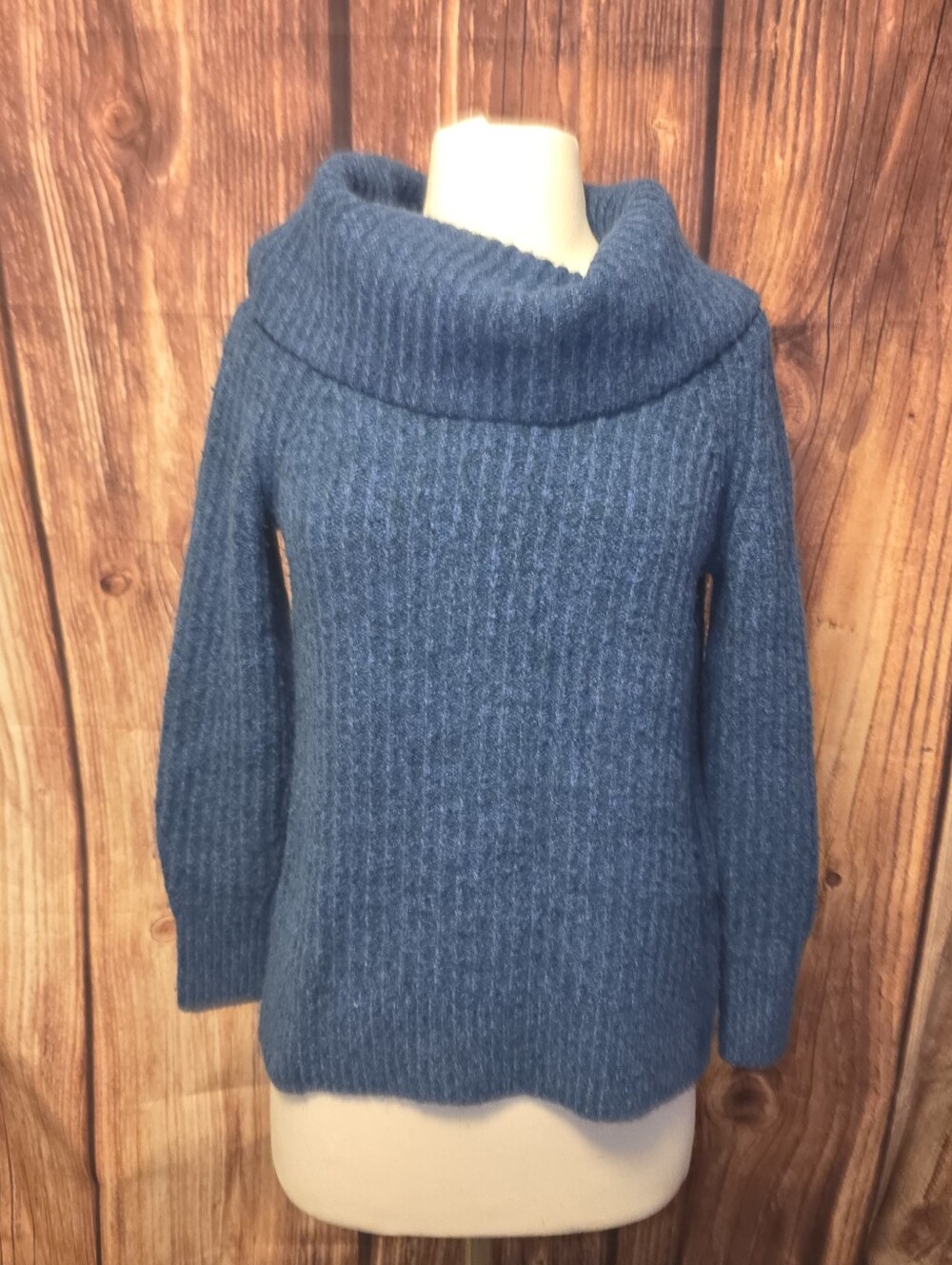 Madewell Off The Shoulder Sweater Size S Blueatone Marl